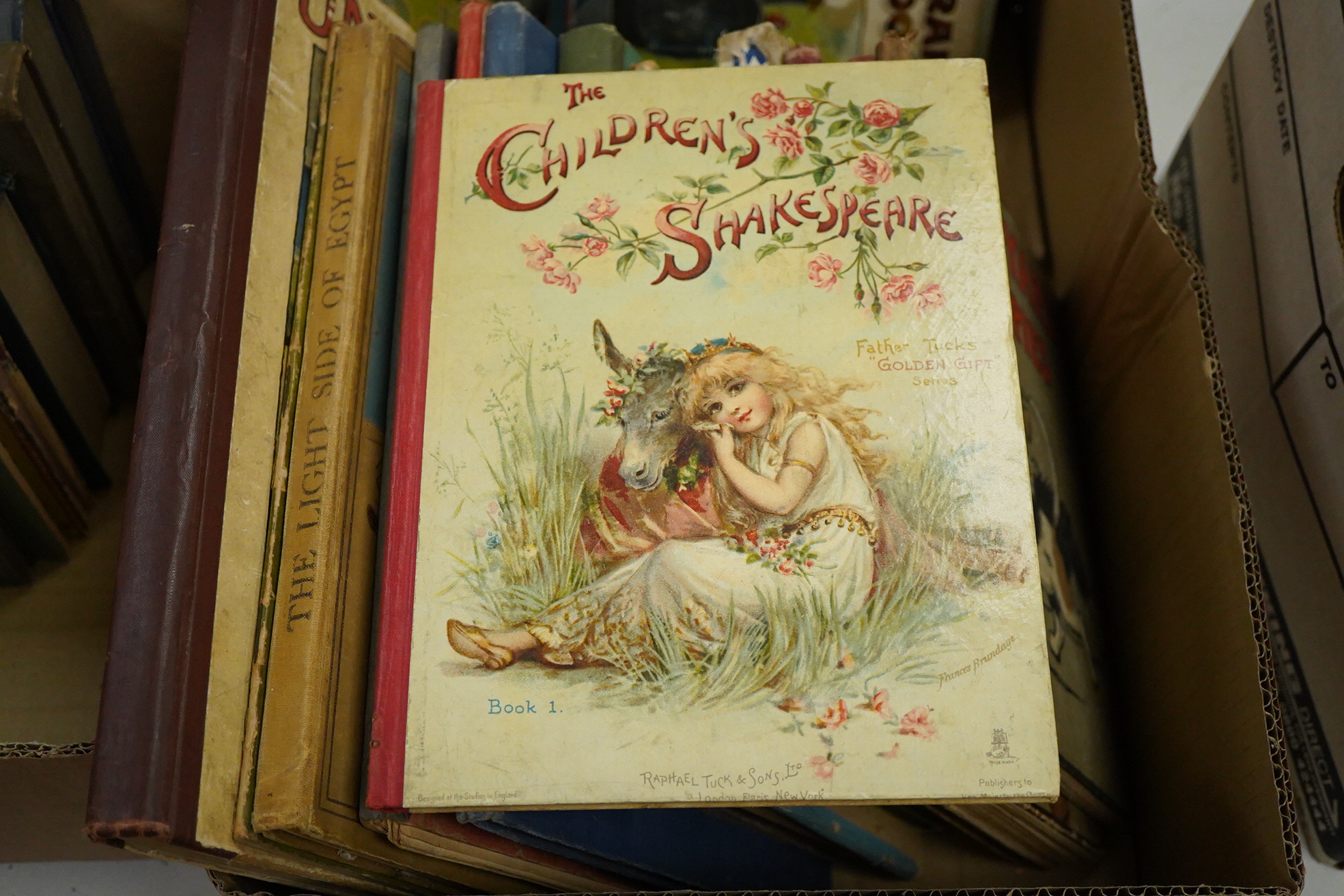 Children’s works - The Train Scrapbook, Ernest Nister, London and E.P. Dutton & Co., New York, [c. 1910]; Disney, Walt - Mickey Mouse Crusoe, 1st UK edition, Collins Clear-Type Press, [1935]; Harris, Joel Chandler - Uncl